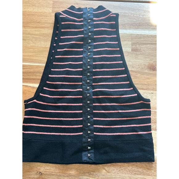 Victoria's Secret Halter Crop Top High Neck With Hook And Eye Closure Size Small - Picture 3 of 5